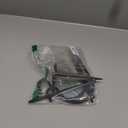 2 Pack Adjustable Shepherd Hooks, 26.77 Inch Stainless Steel Garden Stakes for Hanging Plants, Outdoor Decor, Weddings, Solar Lights, Plant Baskets, Durable & Versatile (Black)