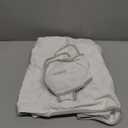 NoJo Safe Sleep Swaddle Blanket for Crib Safety for Newborns and Infants Safe, Anti-Rollover Blanket, White