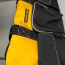 Tool Bag, 20 Inch, Yellow and Black, Tool Organisers 17 Pockets, Wide Mouth Opening, Reinforced Base