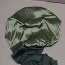 YANIBEST Silk Bonnet for Sleeping Women Adjustable Double Layer Satin Bonnet Reduce Friction Prevent Frizz Natural Curly Hair (Large, Sage)