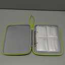 Card Case Holder for Yoto Cards Album Pouch Storage Organizer 120 Pockets, Large Capacity Portable Folder with 2 Zipper and Carry Strap, Yoto Card Binder with Sleeves for Travel (Green)