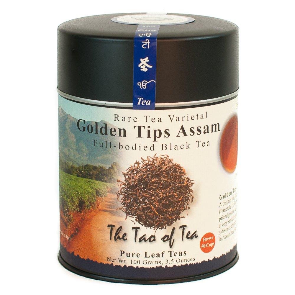 The Tao of Tea, Golden Tips Assam Black Tea, Loose Leaf, 3.5 Ounce Tin (EXP 11/12/26)