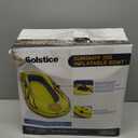 Solstice by Swimline SunSkiff 2-Person Boat, Yellow, Blue, Black, One Size (29250)