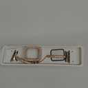 LETOID Bling Band & Case Compatible with Apple Watch 40mm 41mm 42mm 44mm 45mm 46mm Series 11 10 9 8 7 6 5 4 SE for Women, Fancy Metal iWatch Bands Rhinestone Bracelet Dressy Strap with Face Cover (Silver)