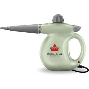 BISSELL® Steam Shot™ OmniReach handheld portable steam cleaner for tile, grout, windows, bathrooms, kitchens, fabric steaming tool, includes 10 tools