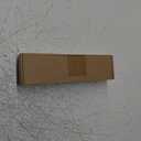 9.5 Large Acrylic Straw Holder for Cabinet Door - Reusable Tumbler Straw Organizer Storage, Small Kitchen Accessories Container, Ultra Sticky Cupboard Door Mounted, (Transparent)