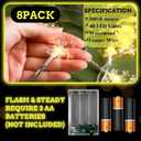 8 Pcs Valentines String Lights, 160 ft 340 LED Battery Operated Lights Hanging Fairy Light for Valentines St. Patrick's Day Indoor Outdoor Holiday Garden Bedroom Office Room Party Decor