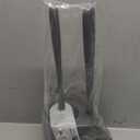 MR.SIGA Toilet Plunger and Bowl Brush Combo for Bathroom Cleaning, Gray, 1 Set (One Size)