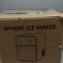 EUHOMY Ice Ball Maker Countertop, 144Pcs/day, 4Pcs Ready in 40Mins, Self-Cleaning, Sphere Ice Maker Machine with Crystal Clear Ice for Whiskey/Brandy/