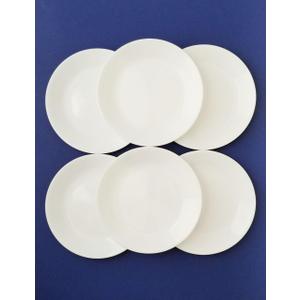 Corelle Livingware 8.5"/21.6cm Luncheon Plate 6 pack Winter Frost White
