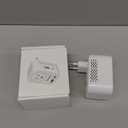 220V to 110V Voltage Converter US to Europe International Universal Travel Adapter, 20W PD With 2 USB-A 2 USB-C Port, Worldwide Power Converter Plug Combo US to Spain Italy Greece White-F