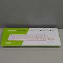 seenda Bluetooth Keyboard and Mouse Combo for Mac, SKM642 Rechargeable Slim Wireless Keyboard Mouse Compact, 3 MultiDevice Connection, Compatible for Mac, MacBook Pro/Air, iPad, White Silver