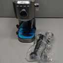 Spacekey Espresso Machine 20 Bar, Professional 1350W Espresso Maker with Milk Frother, Compact Stainless Steel Cappuccino & Latte & Americano Maker with 39oz Removable Water Tank, Silver