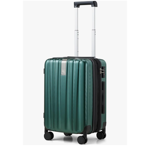 Hanke 20 Inch Expandable Carry on Luggage 22x14x9 Airline Approved Lightweight PC Hard Shell Suitcases with Wheels Travel Luggage Rolling Suitcase Travel Luggage Bag for Weekender (Blackish Green)