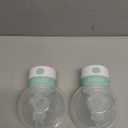 TSRETE Double Wearable Breast Pump, Electric Hands-Free Breast Pumps with 2 Modes, 9 Levels, LCD Display, Memory Function Rechargeable with Massage and Pumping Mode 24mm Flange-Green