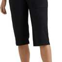 Lee womens Ultra Lux Comfort With Flex-to-go Utility Skimmer Capri Pant (10, Union-all Black)
