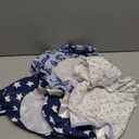 The Peanutshell Baby Swaddle Blankets Set of 3 - Baby Boy Sleep Sack for Newborn, Newborns Sack 0-3, 3-6 Month Swaddles, Soft & Breathable Cotton - Blue Dinosaur (M/L)