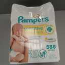 Pampers Sensitive Baby Wipes, Water Based, Clinically Proven, Hypoallergenic, and Unscented for Babies, 588 Wipes Total (7 Refill Packs) 