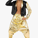 Morph Mc Hammer Costume - Mens 80s & 90s Rapper & Disco Pants Costume, XL
