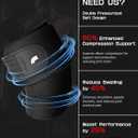 Jaffick Knee Wraps for Weightlifting (Pair)  70" Double-Layer Reinforced Compression Knee Wraps Sleeves with Strap Gym Accessories for Men & Women Powerlifting Support