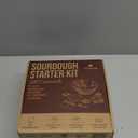 Superbaking Sourdough Starter Kit, 9" Round Banneton Bread Proofing Basket Set, Sourdough Bread Baking Supplies, Sourdough Tools with Silicone Bread Sling, Bread Making Tools, Baking Gifts