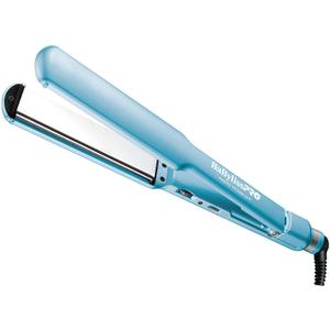 BabylissPRO Nano Titanium Ultra-Thin Hair Straightener, Professional Flat Iron For All Hair Types (1.5 Inch, Blue)