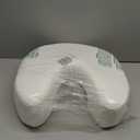 Jaxmoon Side Sleeper Pillow for Shoulder Pain Relief, Rotator Cuff Pillow with Arm Channels for Shoulder & Neck Support, Knee Pillow for Adults Between Legs, Ergonomic Memory Foam Pillow, Cream White