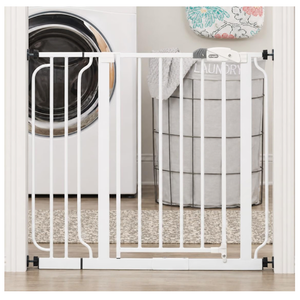Regalo Safety 29"-38.5" Easy Step Baby Gate, Bottom of Stairs & Doorways