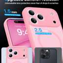 Magnetic Shockproof for iPhone 17 Pro Case,[Full Camera Protection][Compatible with Magsafe][Non-Slip][Mil-Grade Protection]Slim Anti-Yellow Translucent Matte Phone Case for iPhone 17 Pro,Pink
