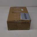 4-Tier Tall Nightstand with Storage Drawer, Small Side Table with Wheels & Basket, Rolling Bathroom Table for Small Spaces, Bedroom, Living Room, Dorm, White and Natural