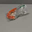 Woven Stripe Purse Straps,Replacement Crossbody Wide Shoulder Adjustable Strap for Bag Handbags (White and Orange)