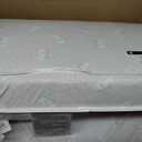 Delta Children Serta SleepTrue Mini Crib Mattress, Premium Sustainably Sourced Fiber Core, Hypoallergenic & Waterproof Cover, Greenguard Gold Certified - Made in USA, White