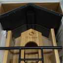 TT Nature Bird Feeder with Camera, Upgraded 1.5L Smart Birdhouse Al Identify for 10000 Plus Species, Auto Capture & Real-time Notifications, Ideal Gift for Bird Lovers (Iron Roof)