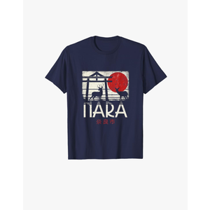 Japanese Sika Deer Nihon Nippon Torii Retro Nara Japan T-Shirt M