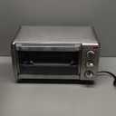 Black+Decker 4 Slice Toaster Oven - Stainless Steel