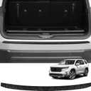 Rear Bumper Protector Compatible with Honda Pilot 2023 2024 2025 2026 Accessories Matte Black ABS Material Rear Bumper Guard Trunk Sill Protector