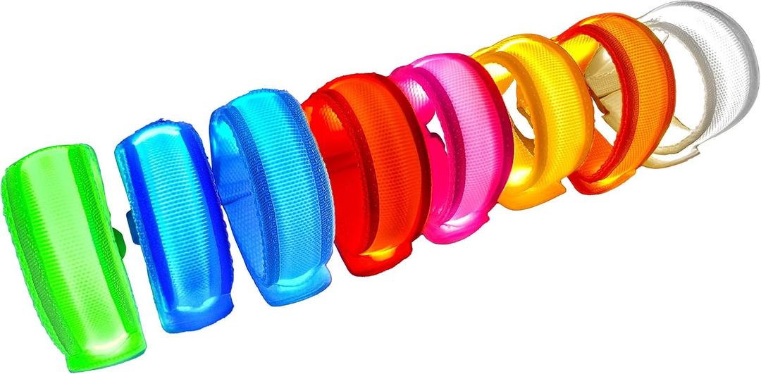 KIRALUMI 8 PCS LED Glow Bracelets, Light Up Bracelets for Kids Adults - Christmas Glow in The Dark Party Bracelets Favors Supplies for Concerts, Festivals, Game Prizes, Sports, Rave Accessories.