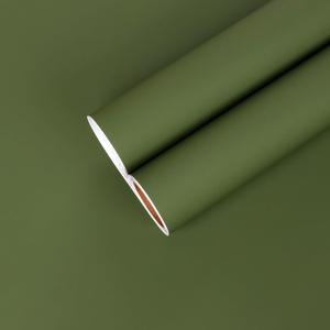 CHIHUT Wide Size Olive Green Wallpaper Peel and Stick for Bedroom Living Room 24"x160" Skin Green Contact Paper for Drawer Shelf Liner Thick Self Adhesive Wall Paper Renter Friendly Cabinet Vinyl Wrap