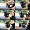Alagoo Car Fan 6'' 12V Cool Gadgets Clip Fan for Front Rear Seat Passenger Portable Electric Air Fresh Fan with Cigarette Lighter Plug for Cars/Vehicle SUV, RV