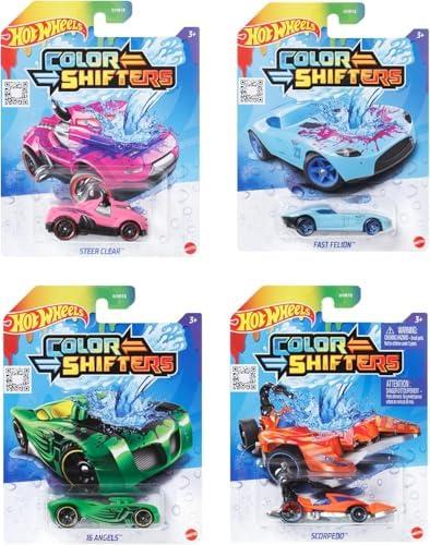 Hot Wheels Toy Car, 1:64 Scale Color Shifters Vehicle with Repeat Color Change in ICY Cold or Very Warm Water , 1 Pack