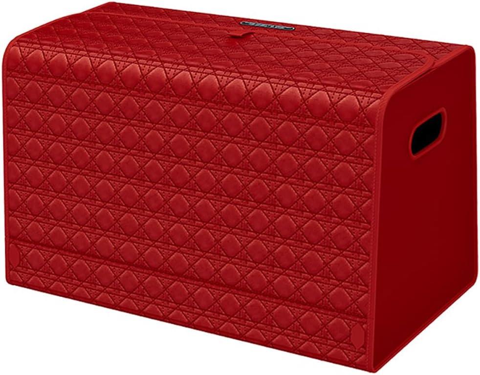 Aiuwo Trunk Organizer for Car,Car Trunk Organizer and Storage for SUV,Truck,MPV Collapsible Multi Compartment Extra Large capacity and Adjustable (Red, Large) (L-21.5*13*12.5IN)