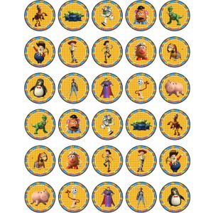 30 x Cupcake Toppers Themed of Classic Story Collection - Edible Cake Decorations | Uncut on Wafer Sheet