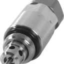 Pressure Relief Valve, OE 4358914 4372039 AT213982 1pc Relief Valve Replacement for Hitachi Excavator EX200-3 EX200-5 EX220-5 EX200-2 EX220-3 EX220