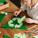 50Sheets 65lb / 180GSM Green Cardstock Paper  Premium Heavy-Weight Paper for Crafts, DIY Projects, Scrapbooking, Handmade Cards, Printing, and More  Vibrant Colors, Printer-Friendly