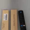 Replacement Voice Remote Fit for All Smart TV Cube/Stick, Compatible with Stick 4K Max/4K/Stick/Lite/HD, Fit for All Insignia-Toshiba-Pioneer-Omni QLED Series