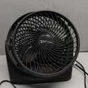 Amazon Basics Air Circulator Fan, Desk Fan for Bedroom, Home and Office, With 90-Degree Tilt Head, 3 Speed Settings, Lightweight (3 LBS), 35 Watts, Black, 11.1"W x 6.3"D x 10.9"H