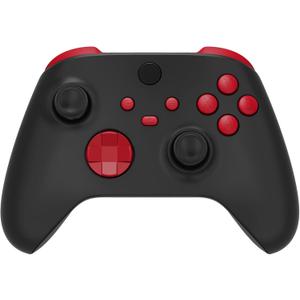 eXtremeRate Replacement Buttons for Xbox Series X & S Controller, Passion Red Custom Accessories Repair Bumpers Trigers Dpad ABXY Start Back Sync Share Keys Parts for Xbox Core Wireless Controller