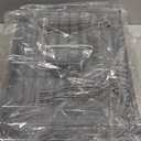 Stainless Steel Dish Drying Rack for Kitchen Counter, Sink Organization and Storage Essentials with Silverware & Utensil Holder, Home and Apartment Decor, 12''W x 15.5''L, Silver