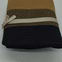 KAKAMAY Large Blanket Basket (20"x13"),Woven Rope Baskets for storage Baby Laundry Hamper, Cotton Rope Blanket Basket for Living Room, Laundry, Nursery, Pillows,Baby Toy chest (Jute/Black)