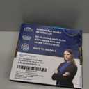 High Pressure Shower Head - Anti-Clogging Silicone Nozzles - 2.5 GPM Removable Restrictor - Easy to Clean Adjustable Replacement - easy to install with Plumbers Tape - 6 inch - Classic Chrome Finish